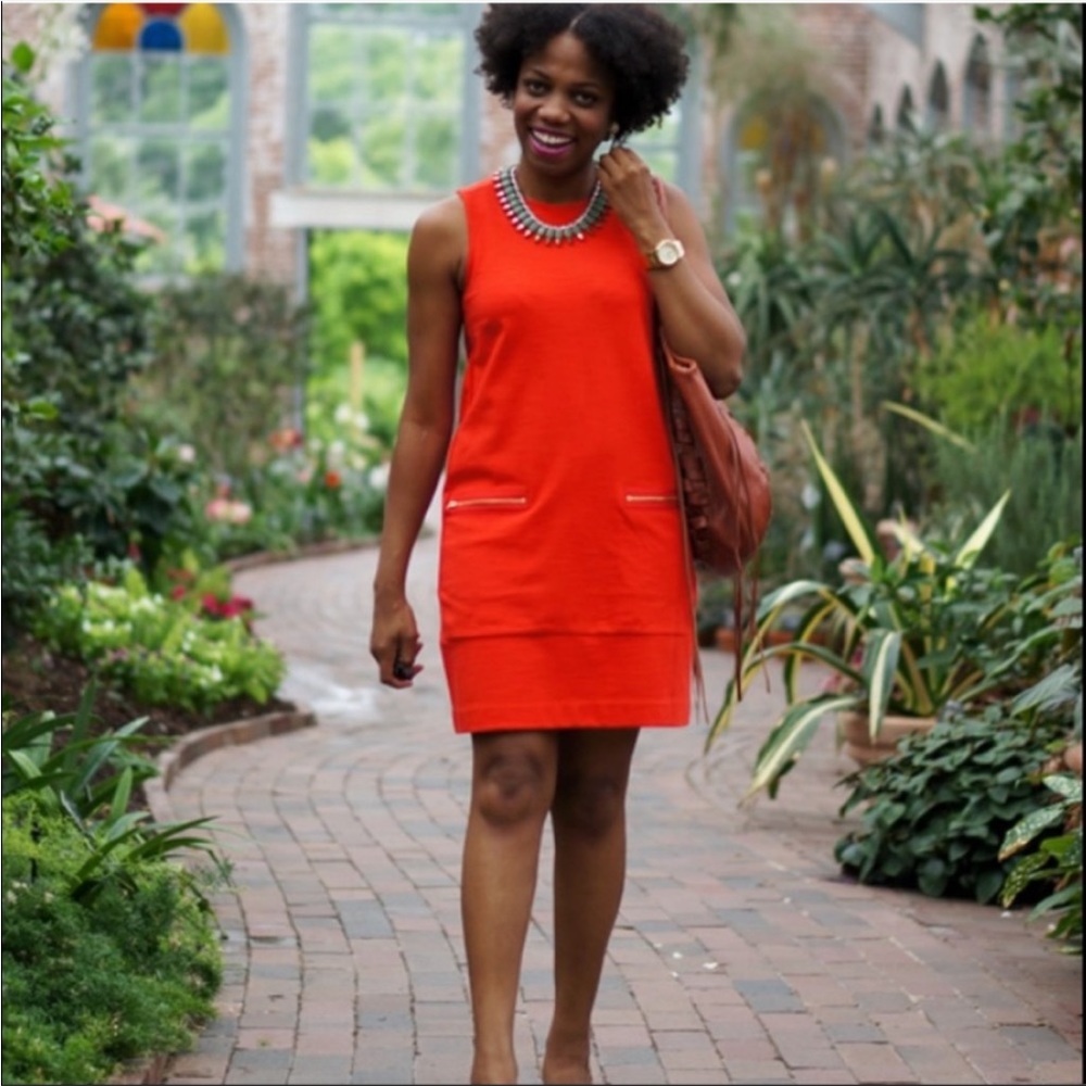 Madewell - Red Sleeveless Dress w/Pockets